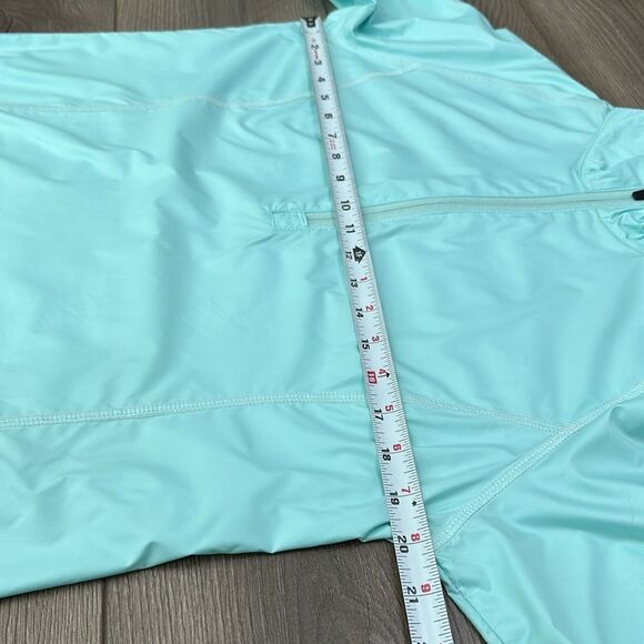 Peter Millar Element Wind 1/4 Zip Golf Pullover Windbreaker Teal Size Small - Picture 8 of 15